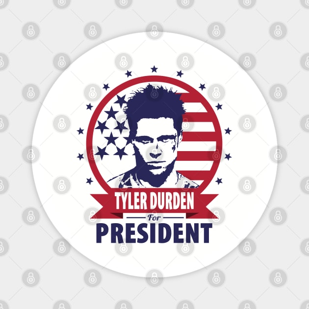 Tyler Durden For President Magnet by NotoriousMedia